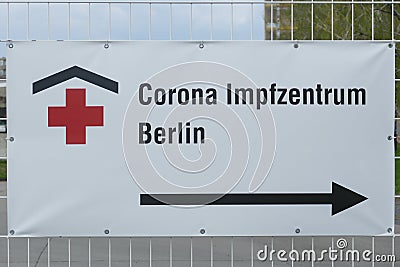 Vaccination Center Berlin Editorial Stock Photo